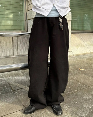 Wide cotton pants