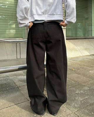 Wide cotton pants