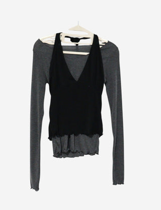(set) Layered Halter Neck Set