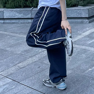 Spring Nylon Bicolor Pants