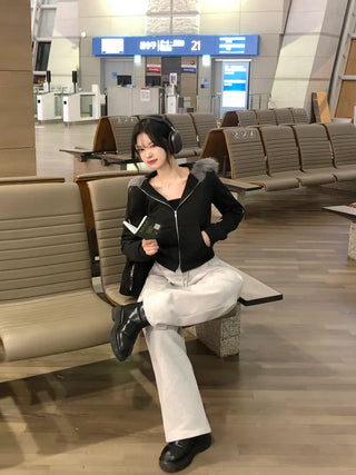 Fur parka