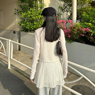 Flower Shirring Camisole Dress