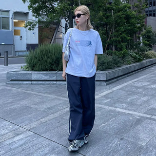 Spring Nylon Bicolor Pants