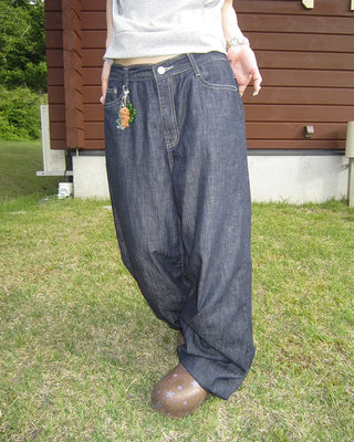 Summer Rigid Wide Denim Pants