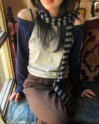 Colored cotton wide-leg pants
