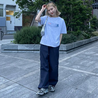 Spring Nylon Bicolor Pants