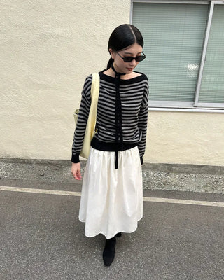 Suede Shirring Long Boots