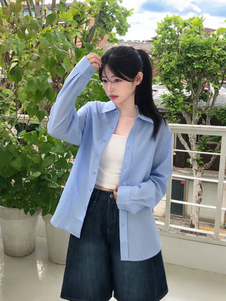 [5 colors] Basic shirt