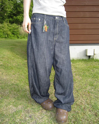 Summer Rigid Wide Denim Pants