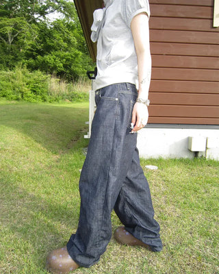 Summer Rigid Wide Denim Pants