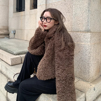 Boucle High-Neck Jacket