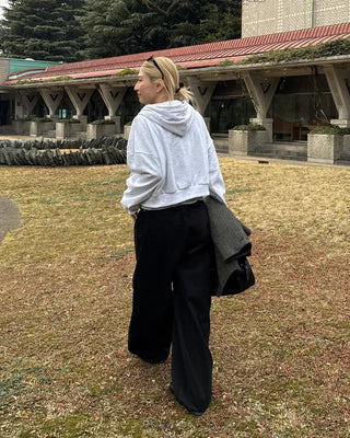 Wide cotton pants