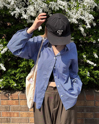 One-shoulder cotton bag