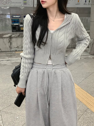 [3 colors] Pleated wide training pants