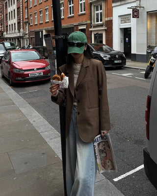Oversized Melange Jacket