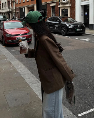 Oversized Melange Jacket