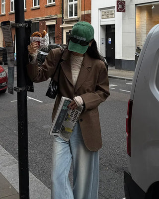 Oversized Melange Jacket