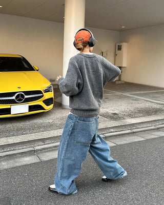 (ORIGINAL) Loose Fit Denim Pants