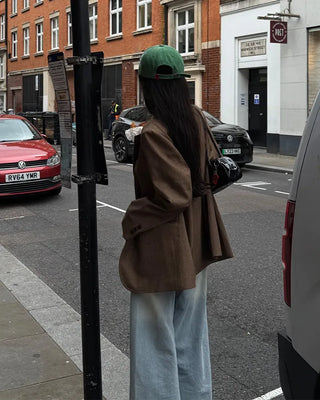 Oversized Melange Jacket