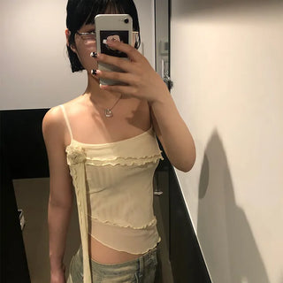 Rose Frill Camisole