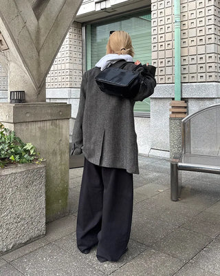 Wide cotton pants