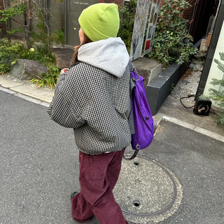 Corduroy wide-leg pants