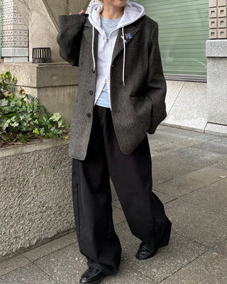 Wide cotton pants