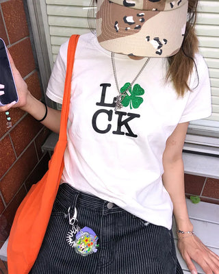 (ORIGINAL) Lucky Glow Clover T-Shirt
