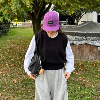 (Unisex) Basic Round Knit Vest