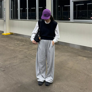 (Unisex) Sweatpants with Side Tucks
