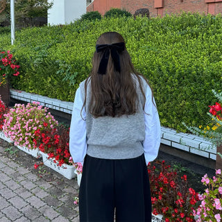 (Unisex) Basic Round Knit Vest