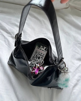 Eyelet Square Shoulder Bag