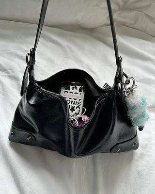 Eyelet Square Shoulder Bag