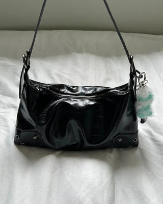 Eyelet Square Shoulder Bag