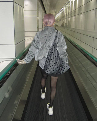 Padded Zip Peplum Jacket