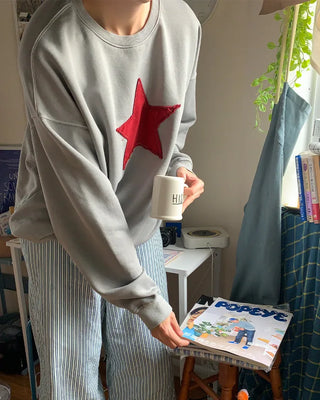 Pigment Star Patch Sweatshirt