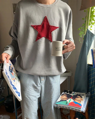 Pigment Star Patch Sweatshirt
