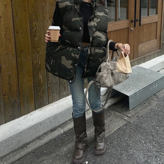 Military down vest