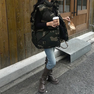 Military down vest