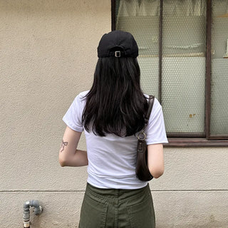 Shirred Off-Shoulder T-Shirt