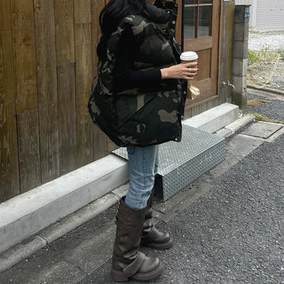 Military down vest