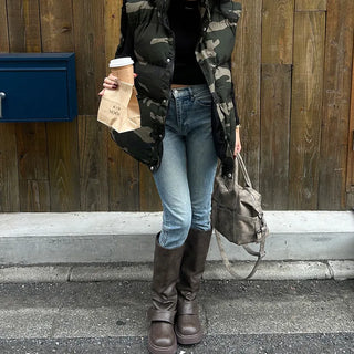 Military down vest
