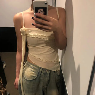 Rose Frill Camisole
