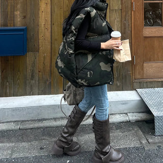 Military down vest