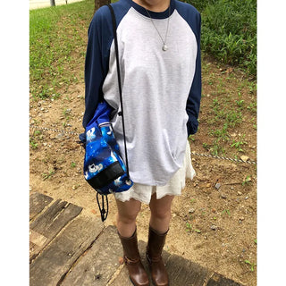 Solid Raglan Long Sleeve T-Shirt