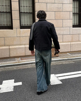Suede-colored quilted jacket