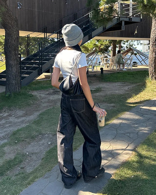 Summer Rigid Wide Denim Pants