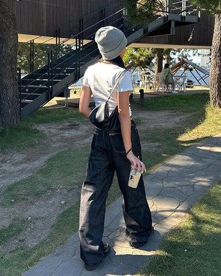 Summer Rigid Wide Denim Pants