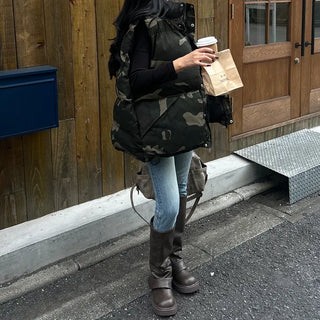 Military down vest