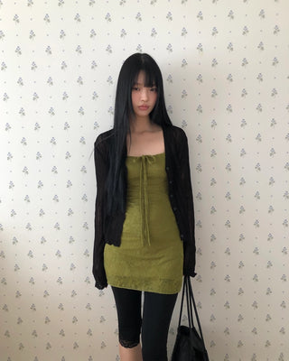 Bustier mini dress